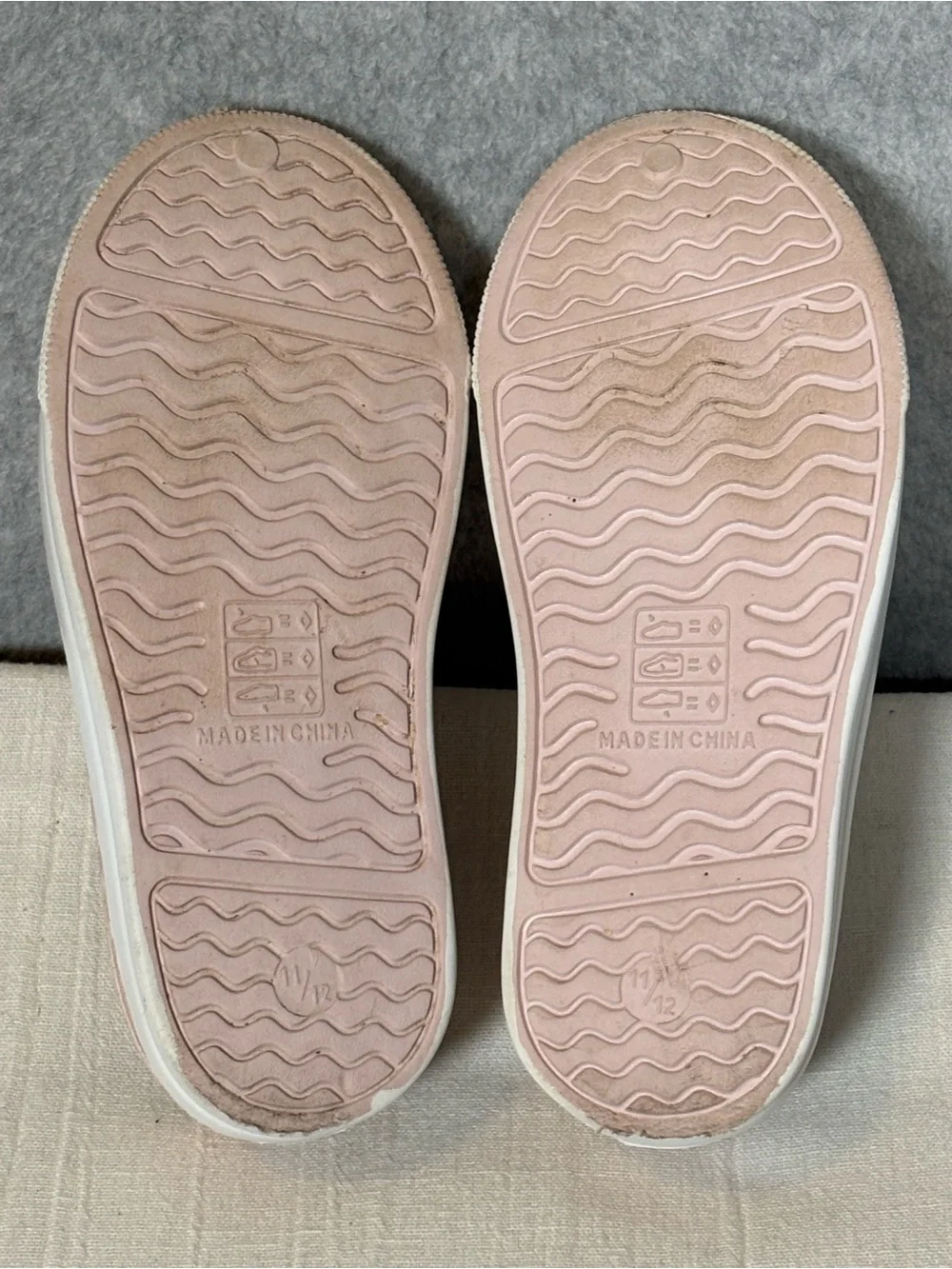 Lily & Dan Glitter Lightweight Slip On Water Shoes-Pink- Little Girls Size 11-12
